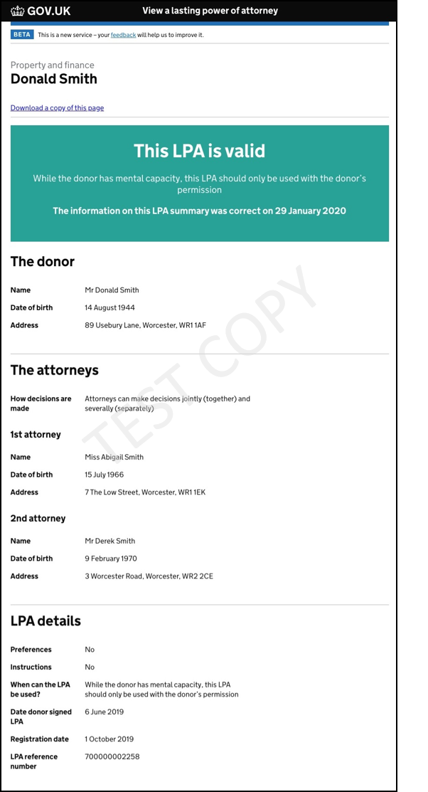 Use a lasting power of attorney your questions answered Office of